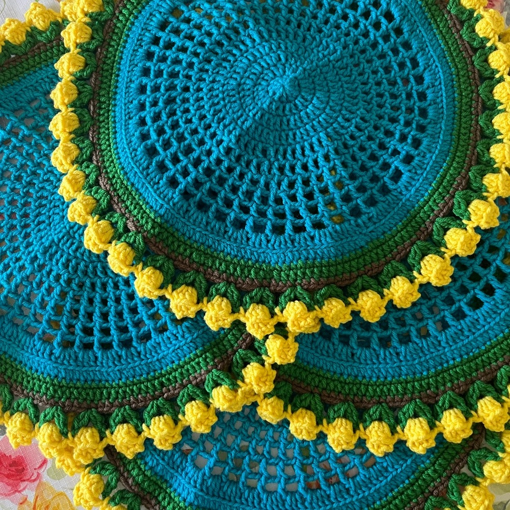 Placemats🪷 Crochet Set Of 2